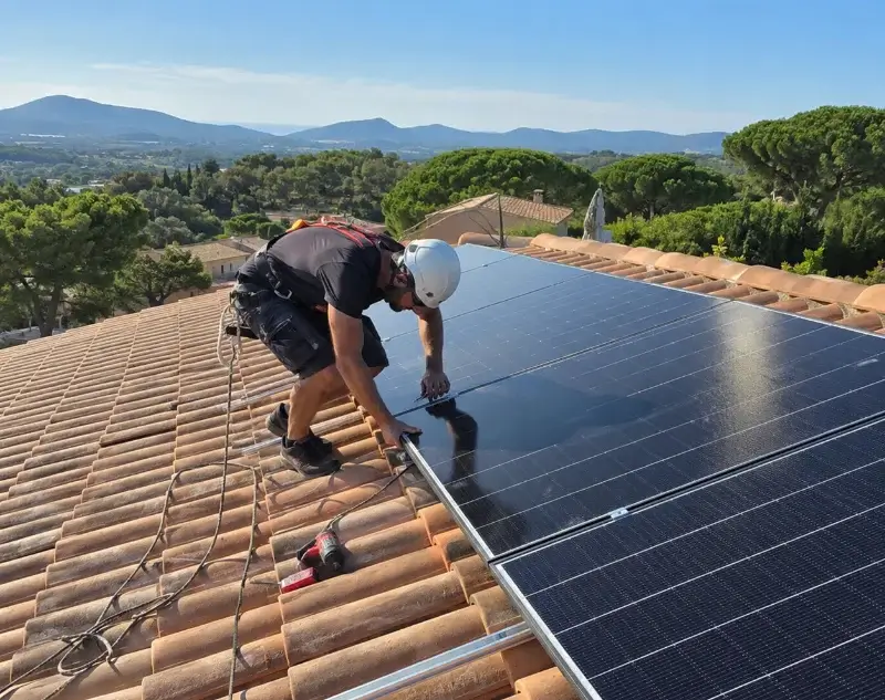 Installateur panneaux solaires Le Palais — pose photovoltaïque sur toiture